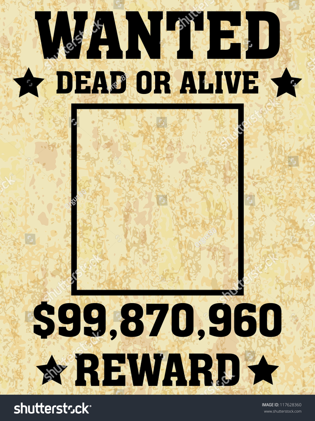 Old Wanted Posters Vector Wanted Poster Stock Vector 117628360 ...