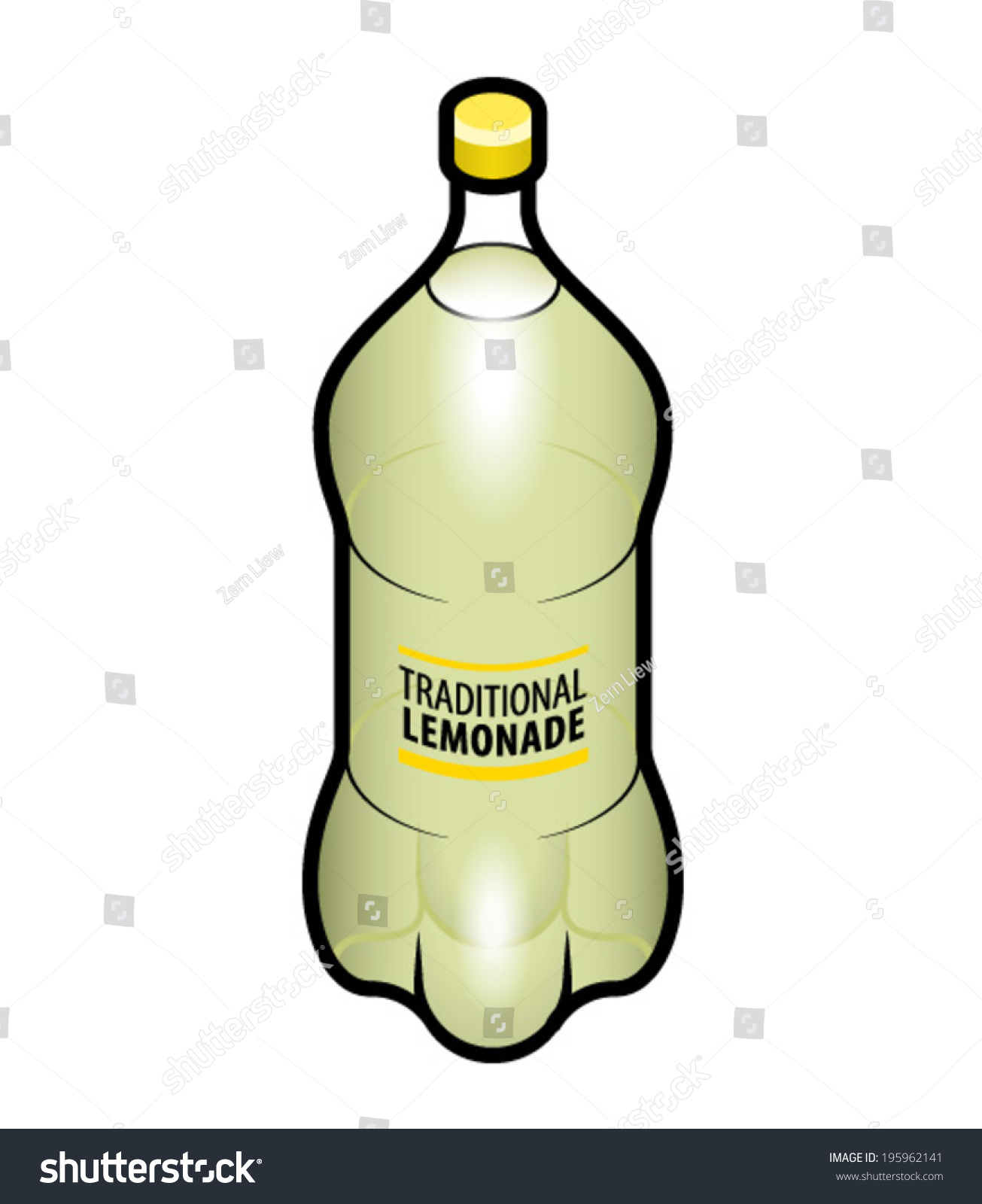 Download Pet Bottle Traditional Cloudy Lemonade Stock Vector Royalty Free 195962141 Yellowimages Mockups