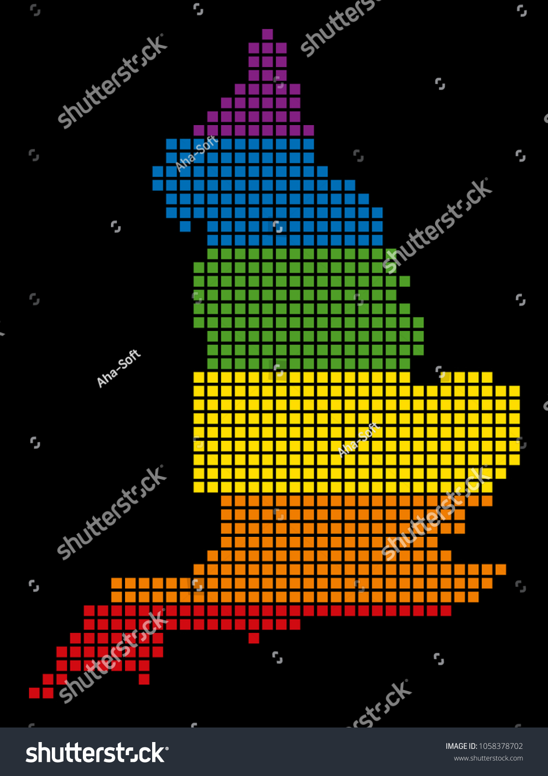 Pixel Lgbt Pride England Map Lesbians Stock Vector Royalty Free 1058378702 Shutterstock 4622