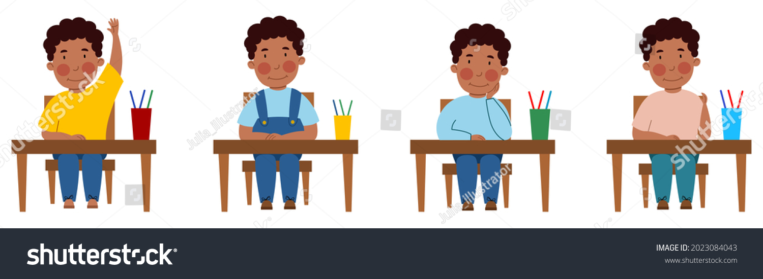 867 Black male student thinking Stock Illustrations, Images & Vectors ...