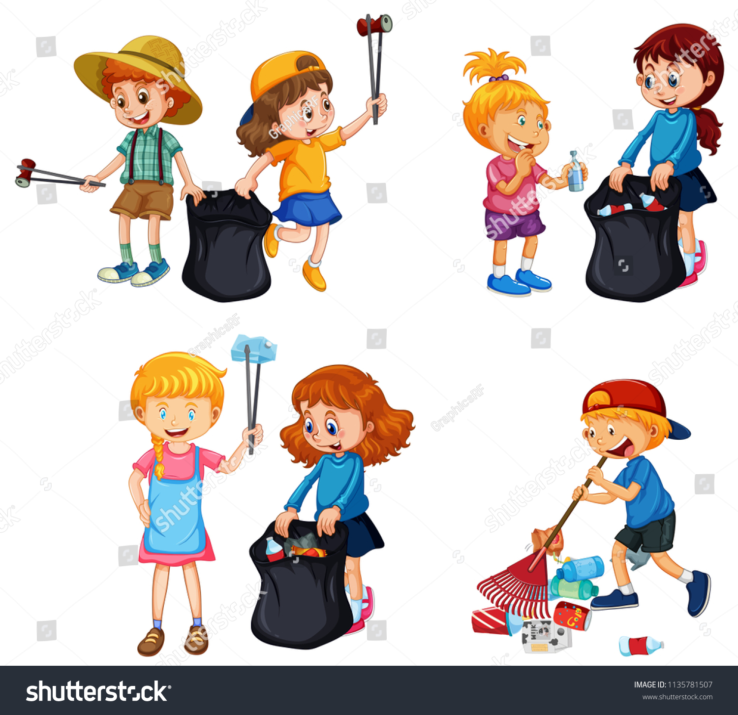 1,027 Kids cleaning clipart Images, Stock Photos & Vectors | Shutterstock