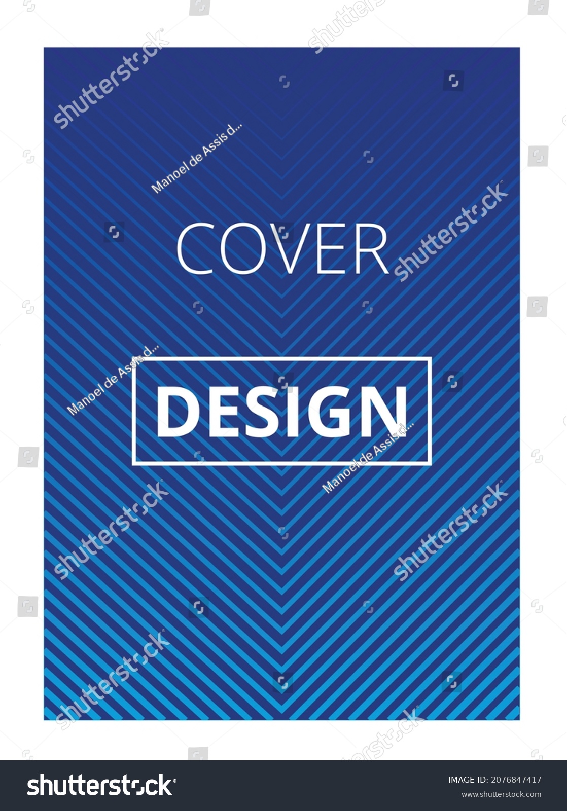 A4 Size Cover Design Color Design Stock Vector (Royalty Free