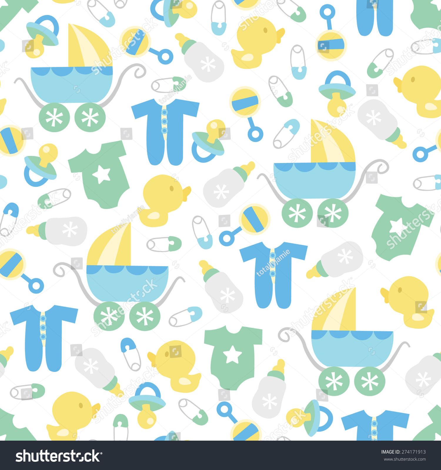 Vector Illustration Cute Retro Baby Boy Stock Vector 274171913 