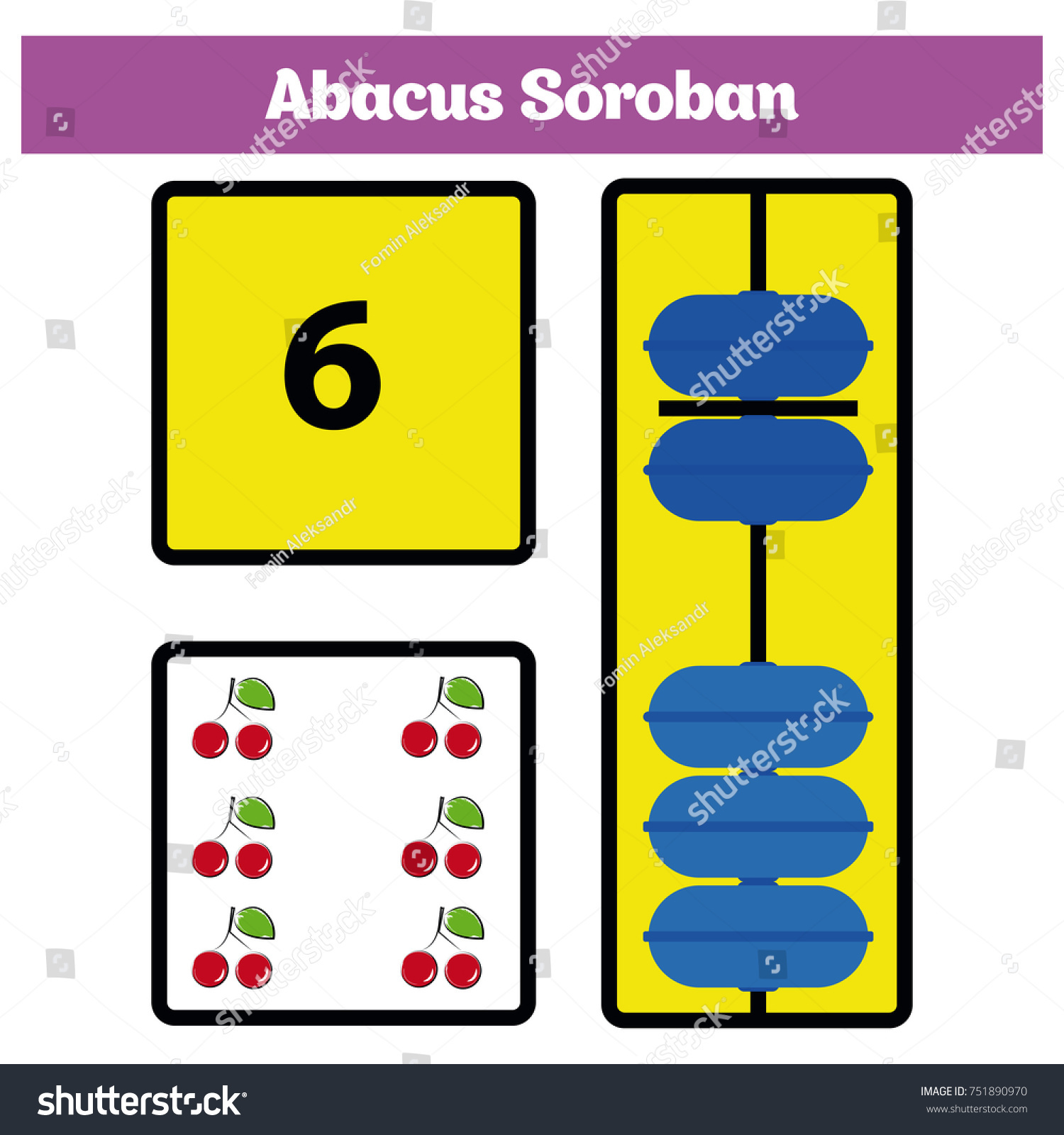 Worksheets Abacus Math Worksheets abacus soroban kids learn numbers stock vector royalty free with math worksheet for children illustration