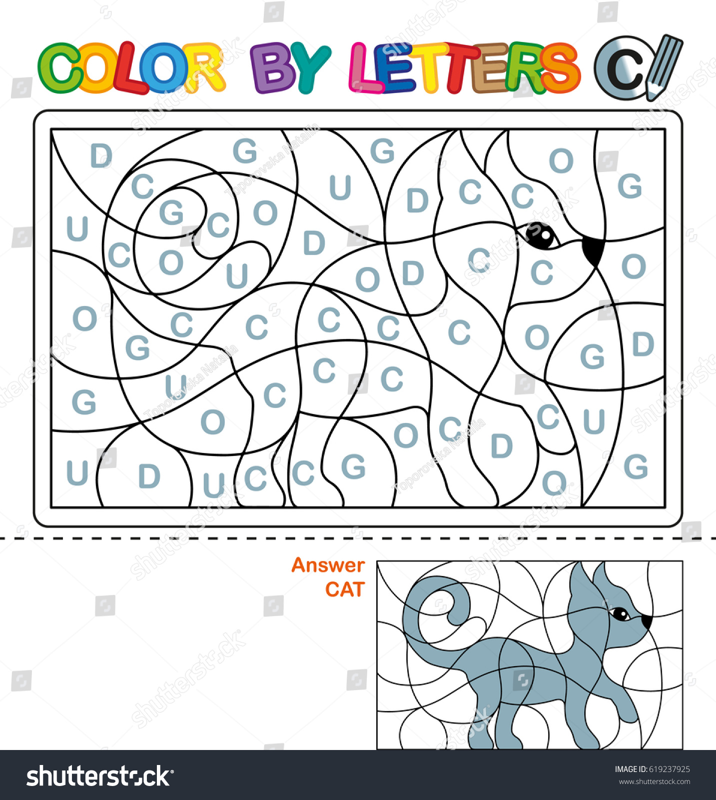 Abc Coloring Book Alphabet Sheets Classic Children Color Letters Learning