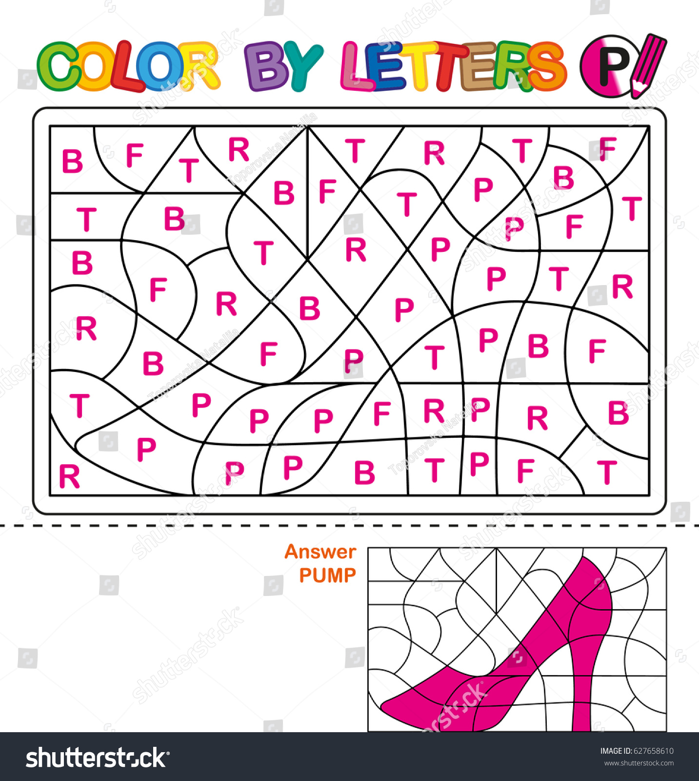 ABC Coloring Book For Children Color By Letters Learning The Capital Of