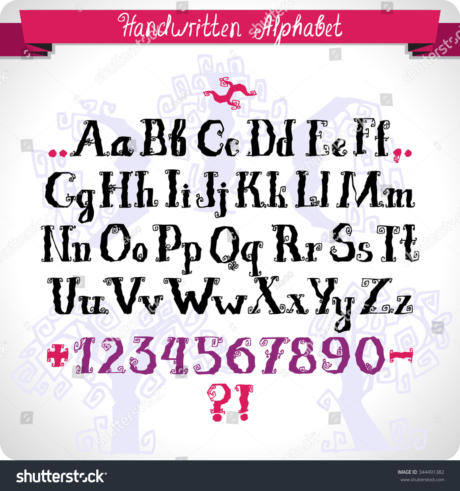 Abc Concept Typography Design Alphabet Vector Stock Vector Royalty