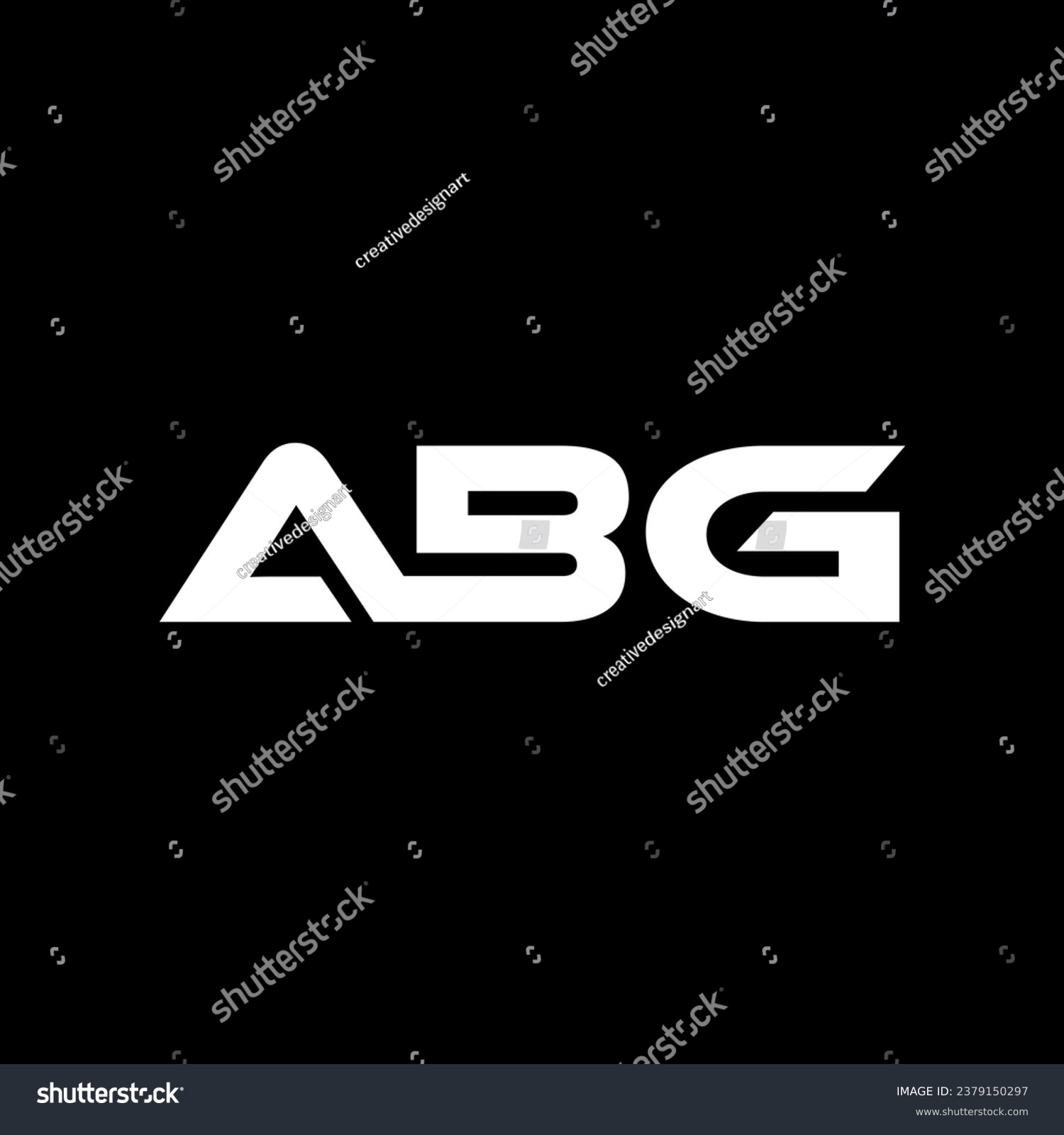 SVG of ABG A B G Letter Logo Design. a b g alphabet logo design svg