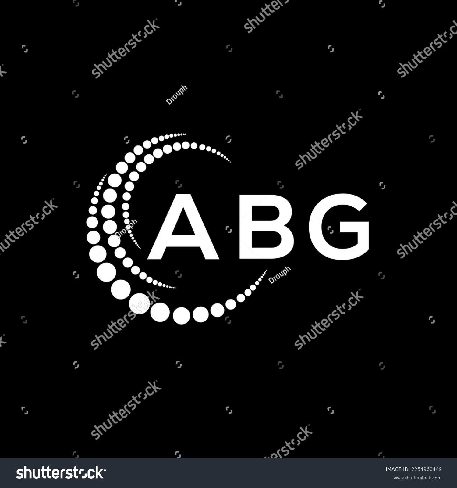 SVG of ABG letter logo creative design. ABG unique design.
 svg