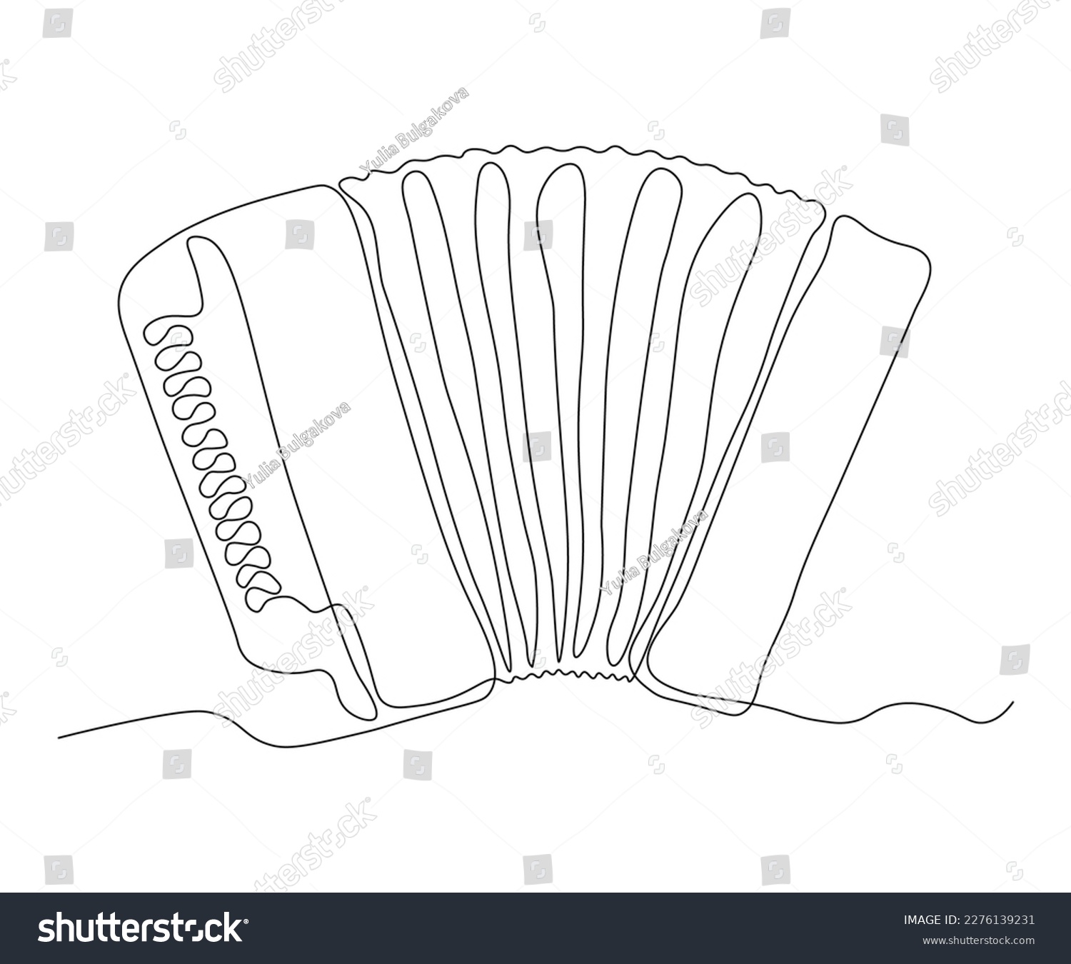 black line art accordion musical instrument clip art preview