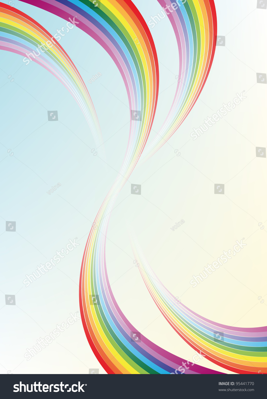 Abstract Background. Multi-Colored Rainbow Stock Vector Illustration ...