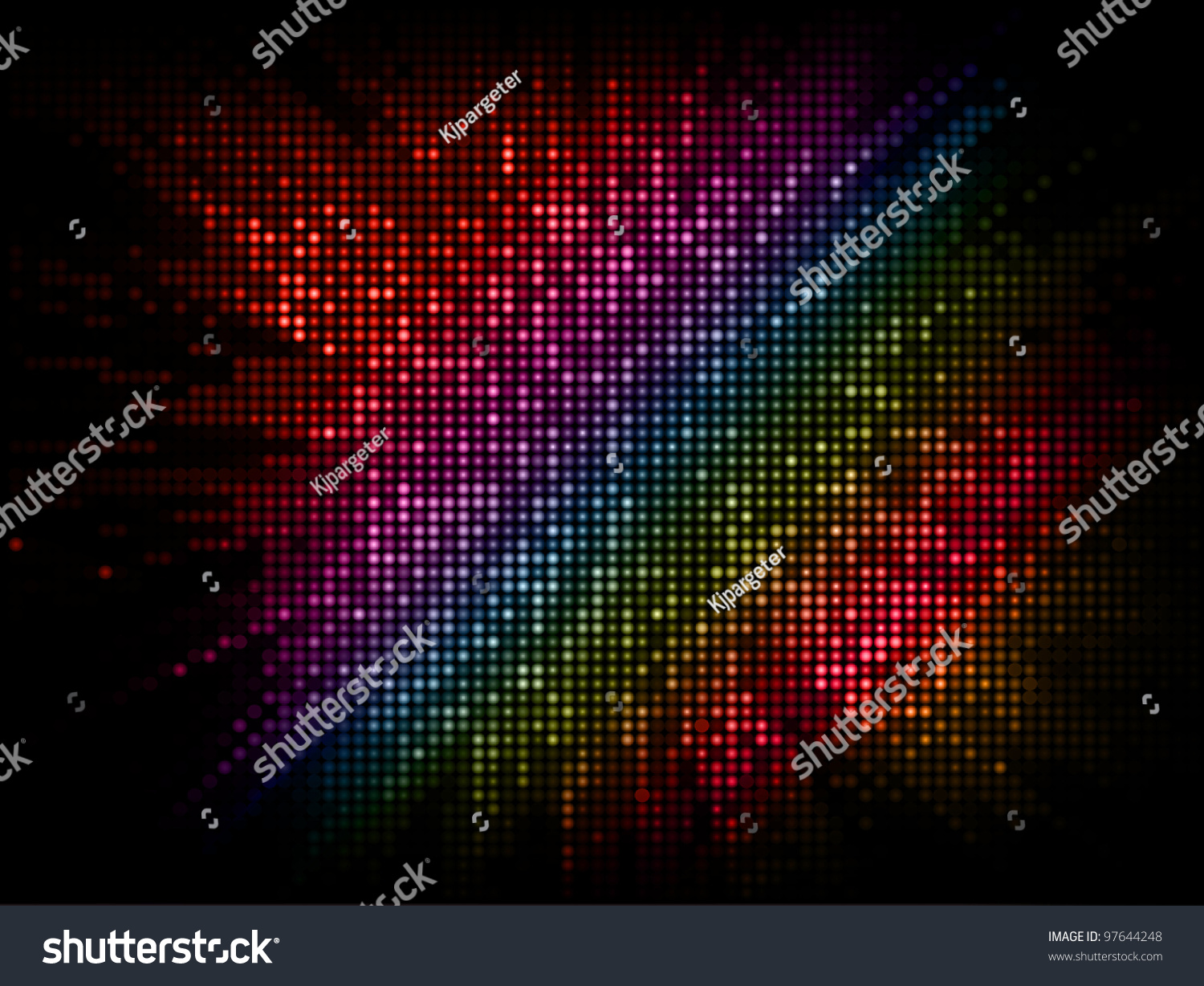 Abstract Background With A Disco Lights Effect Stock Vector ...