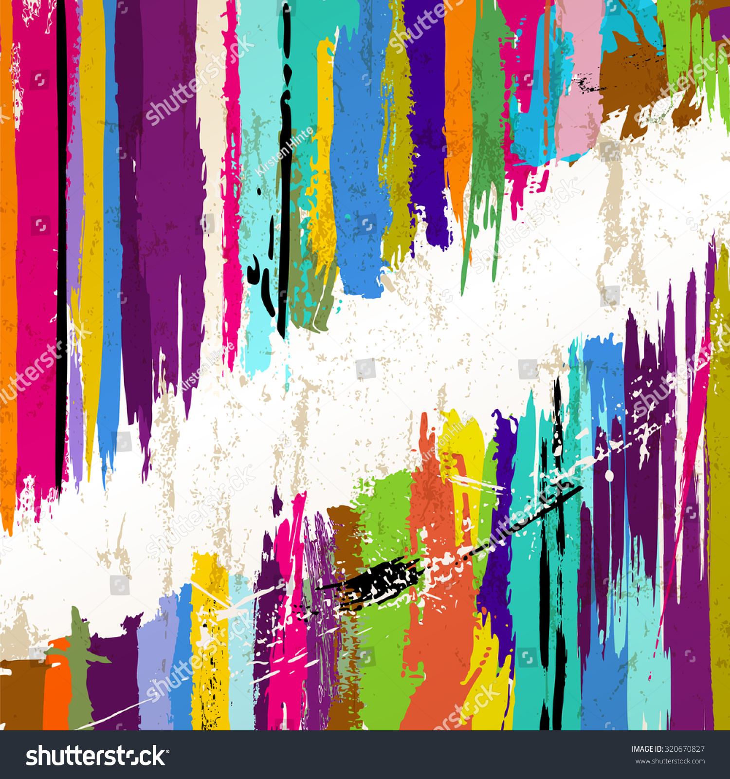 Abstract Background Paint Strokes Splashes Free Stock Vector 320670827