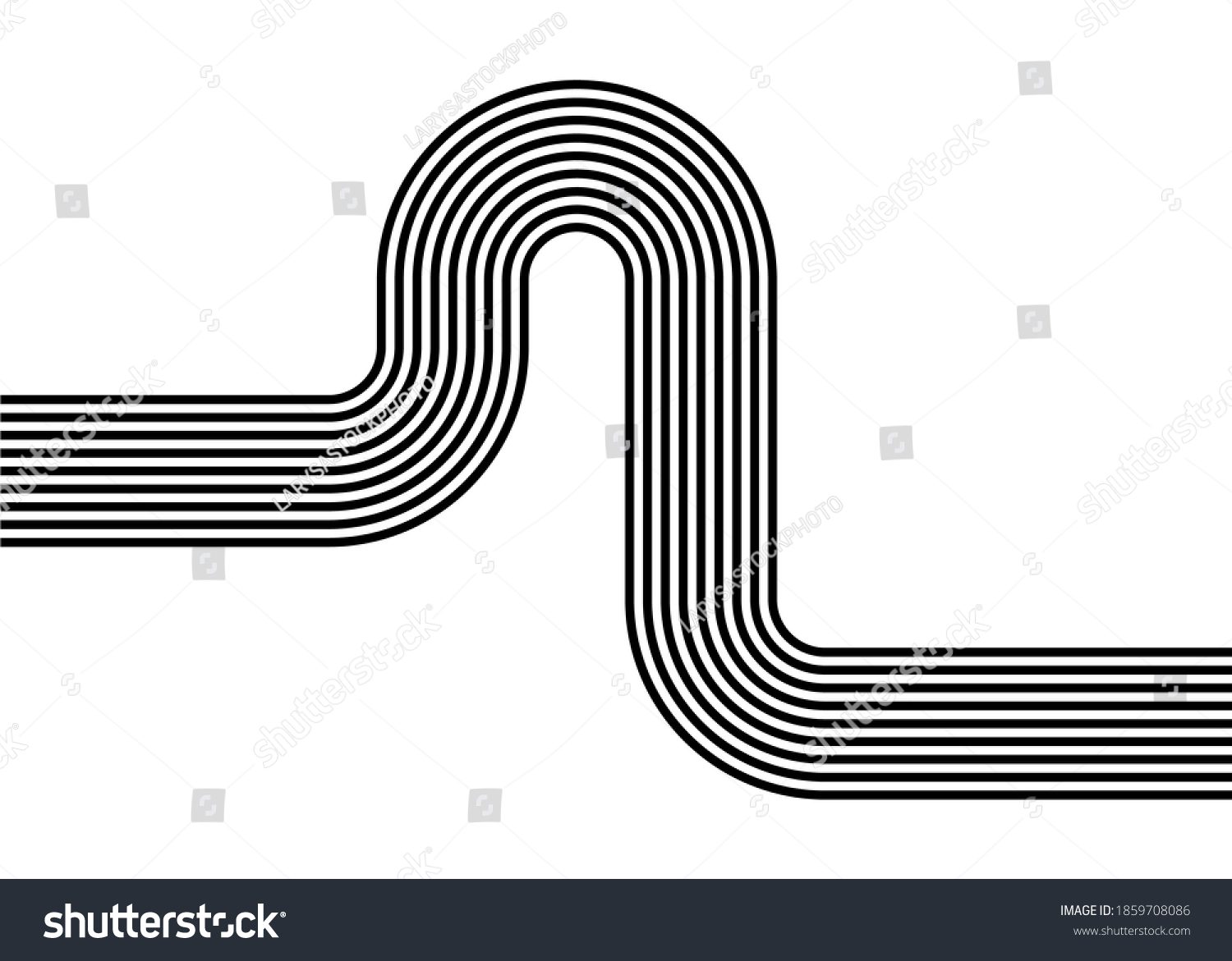 Abstract Black White Retro Pattern Black Stock Vector (Royalty Free ...