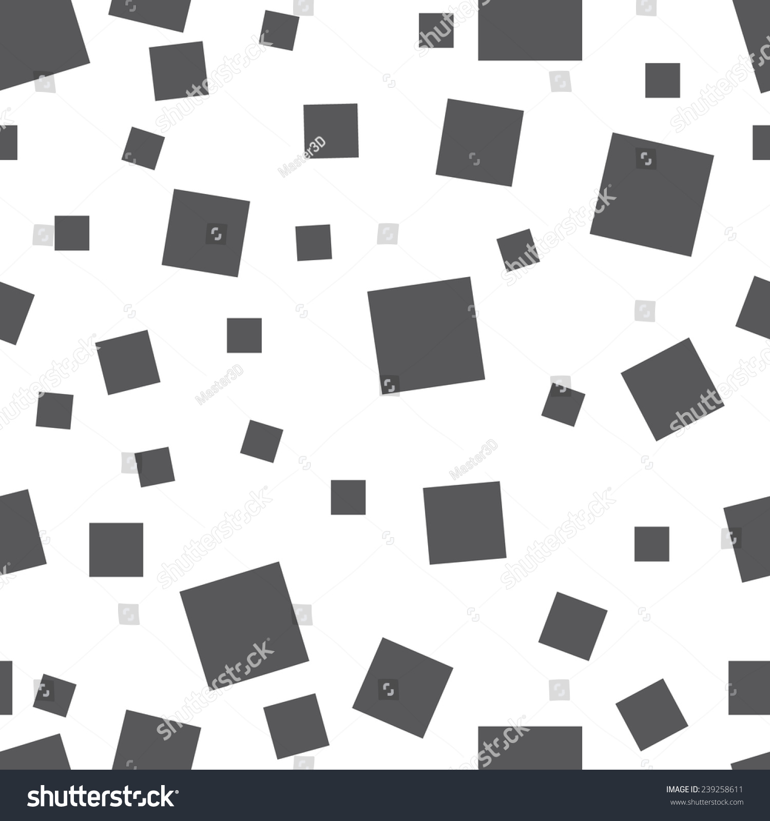 Abstract Black White Seamless Vector Rectangles Stock Vector 239258611