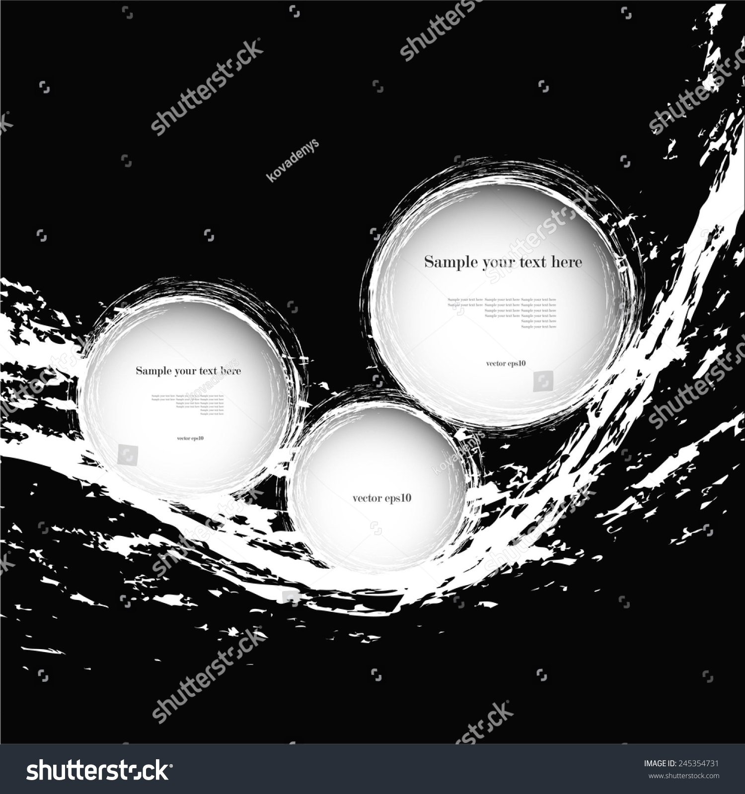 Abstract Black Background Wait Lines Stock Vector (Royalty Free ...