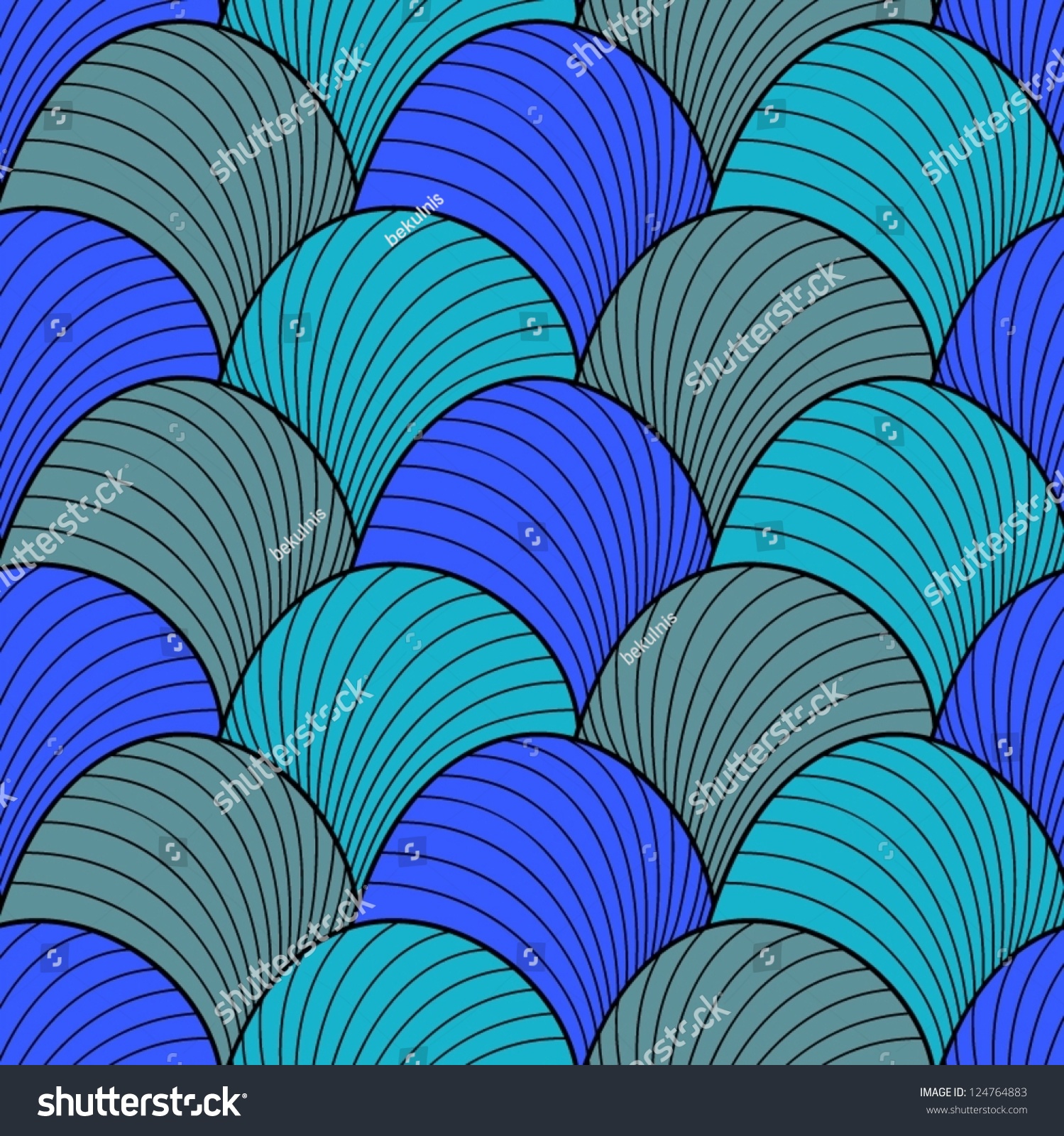 Light Blue And Grey Patterns