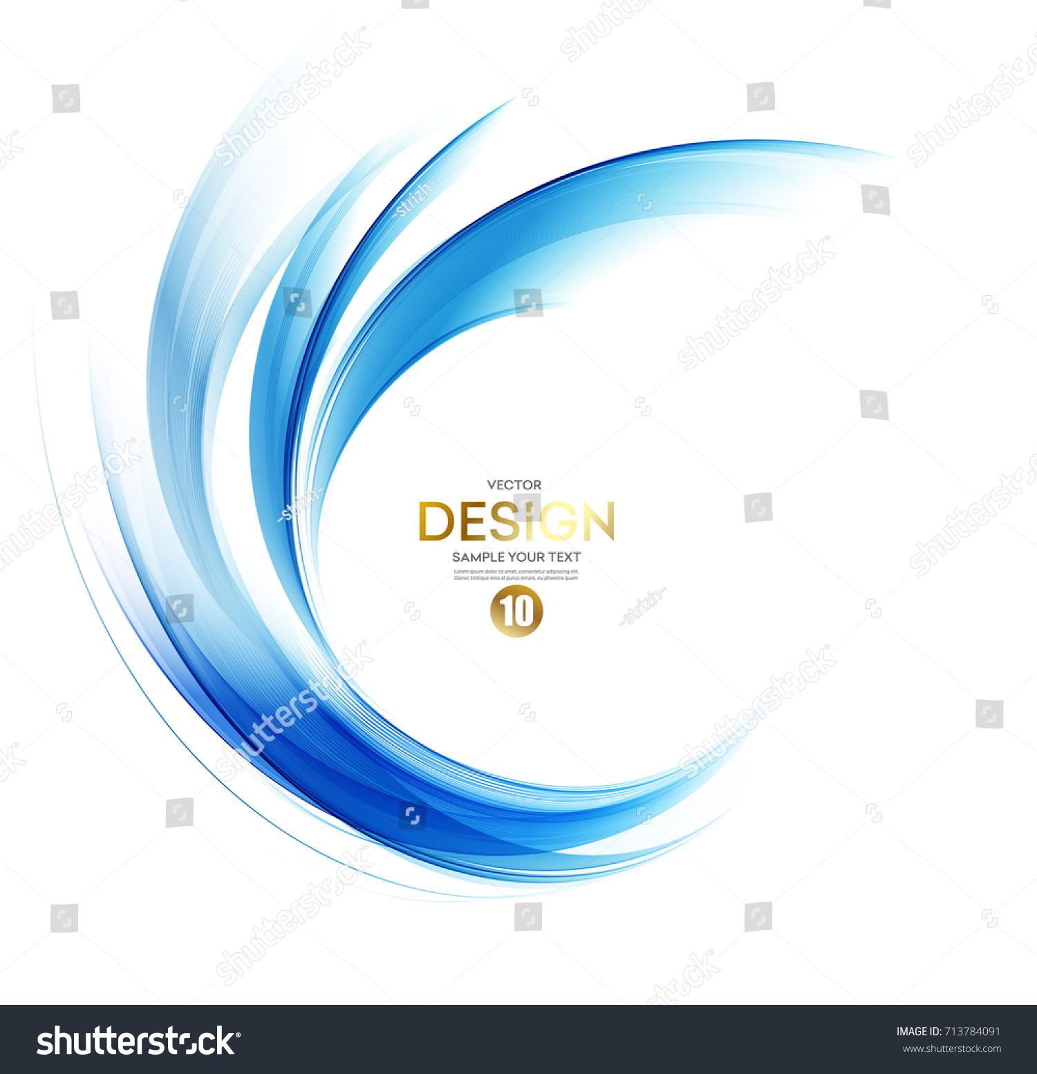 Abstract Blue Swirl Background Stock Vector 713784091 Shutterstock 7482