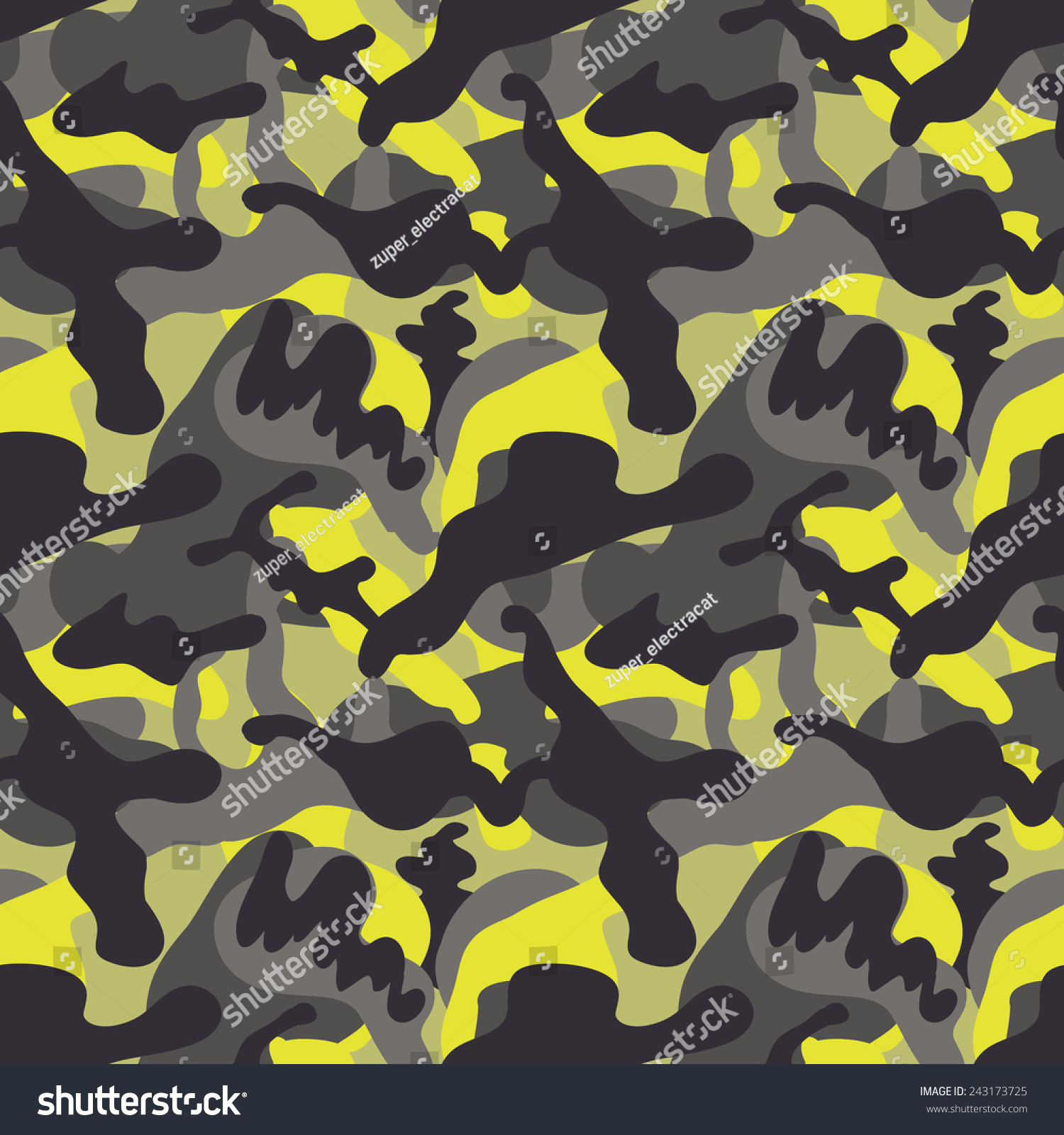 Abstract Camouflage Texture. Seamless Pattern In Vector. Urban ...