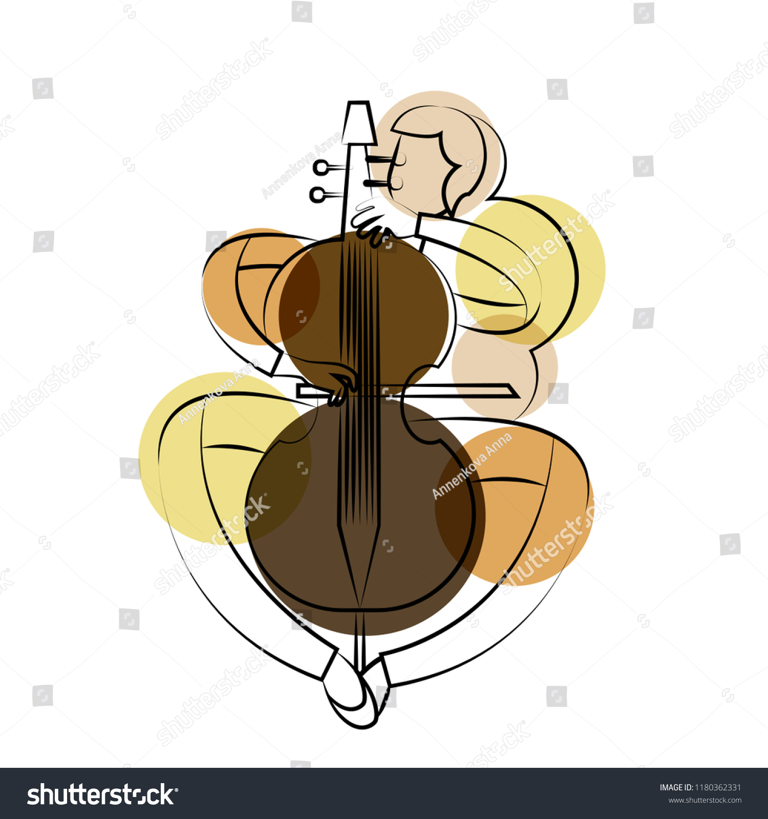 Cello clip art preview