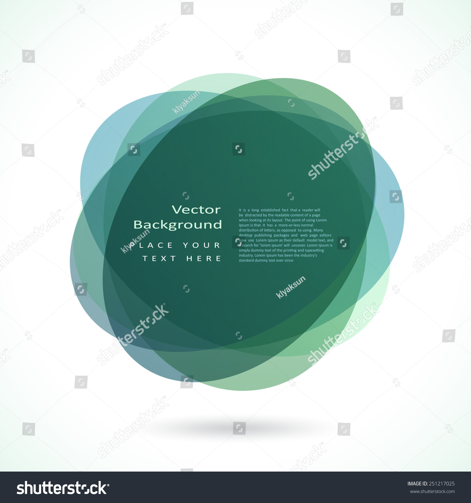 Abstract Circle Frame Vector Logo Design Stock Vector (Royalty Free ...