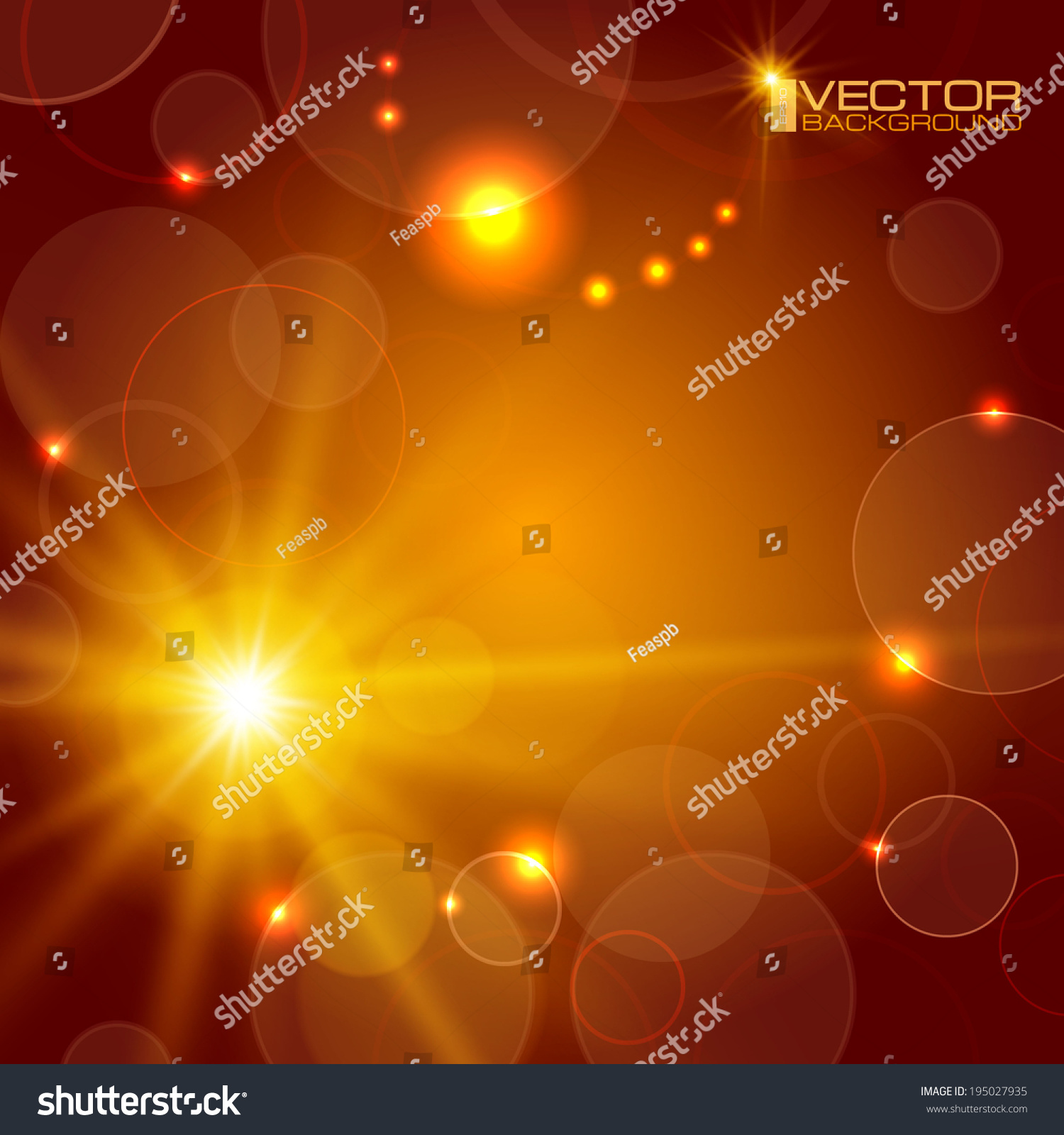 Abstract Colorful Circle Background Vector Illustration Stock Vector