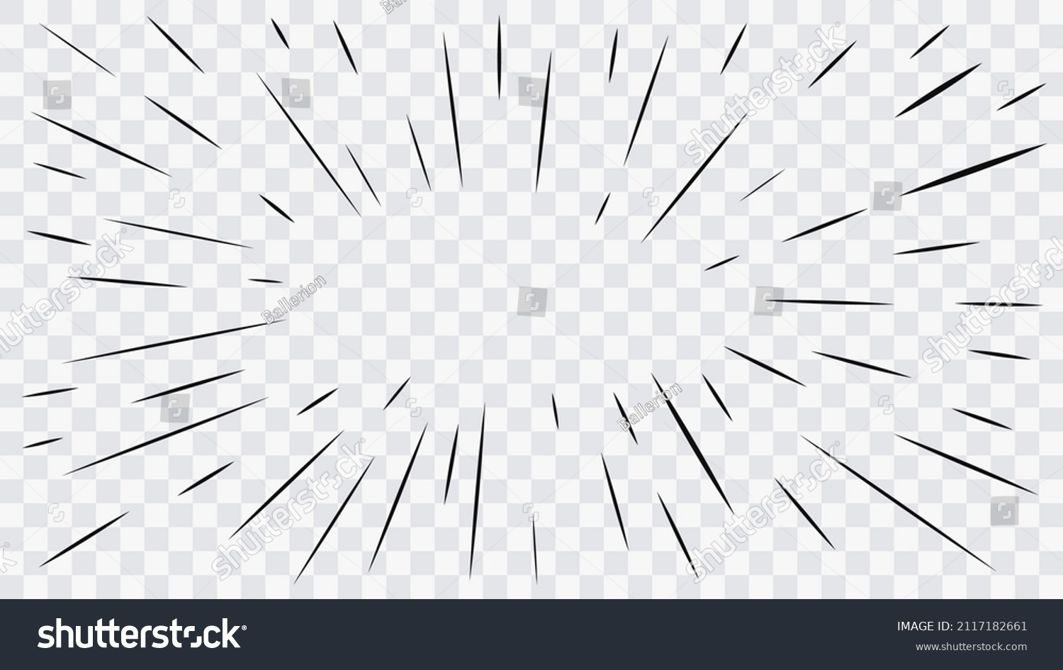 Abstract Comic Book Flash Explosion Radial Stock Vector Royalty Free Shutterstock