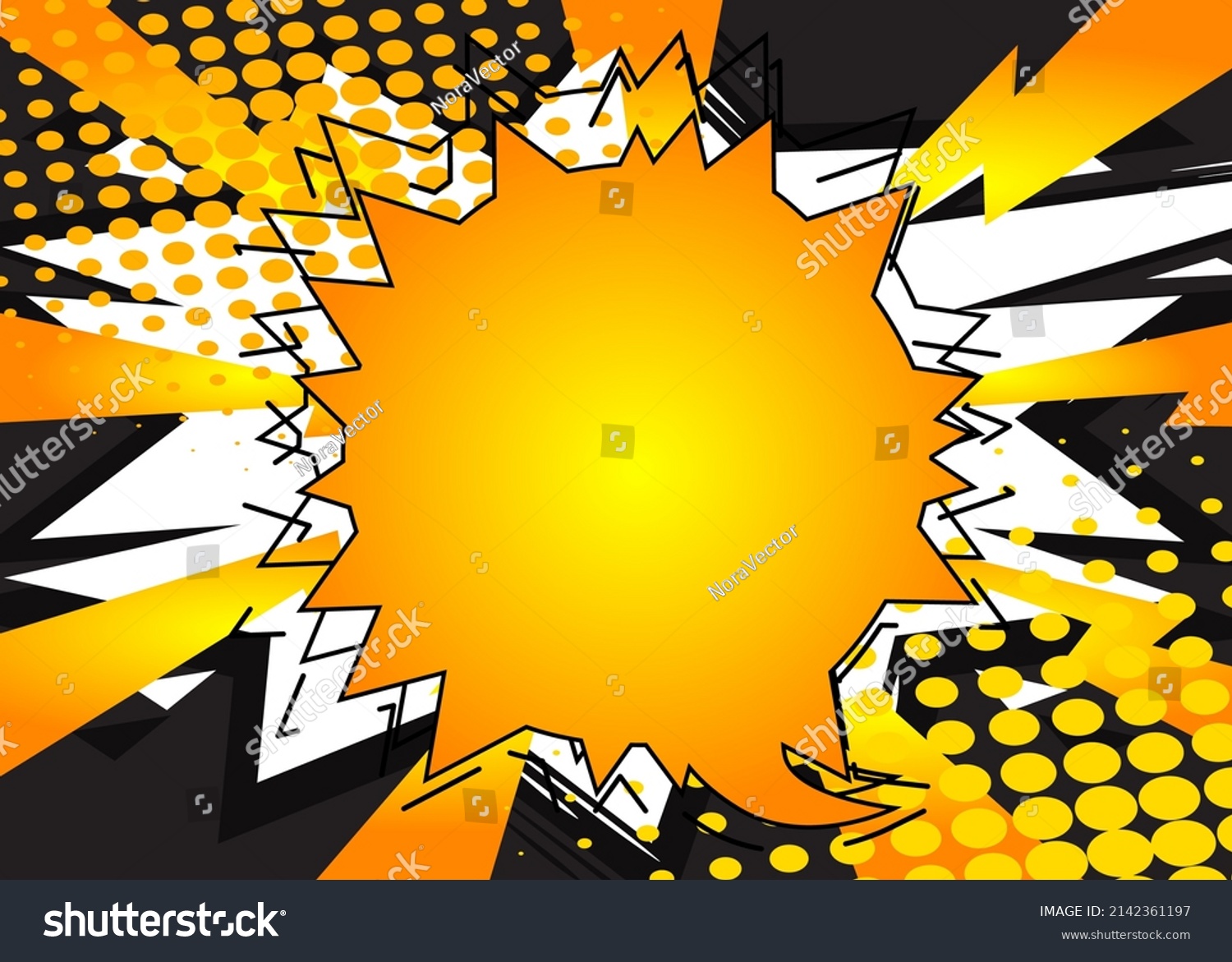 Abstract Comics Background Poster Banner Flyer Stock Vector (Royalty ...