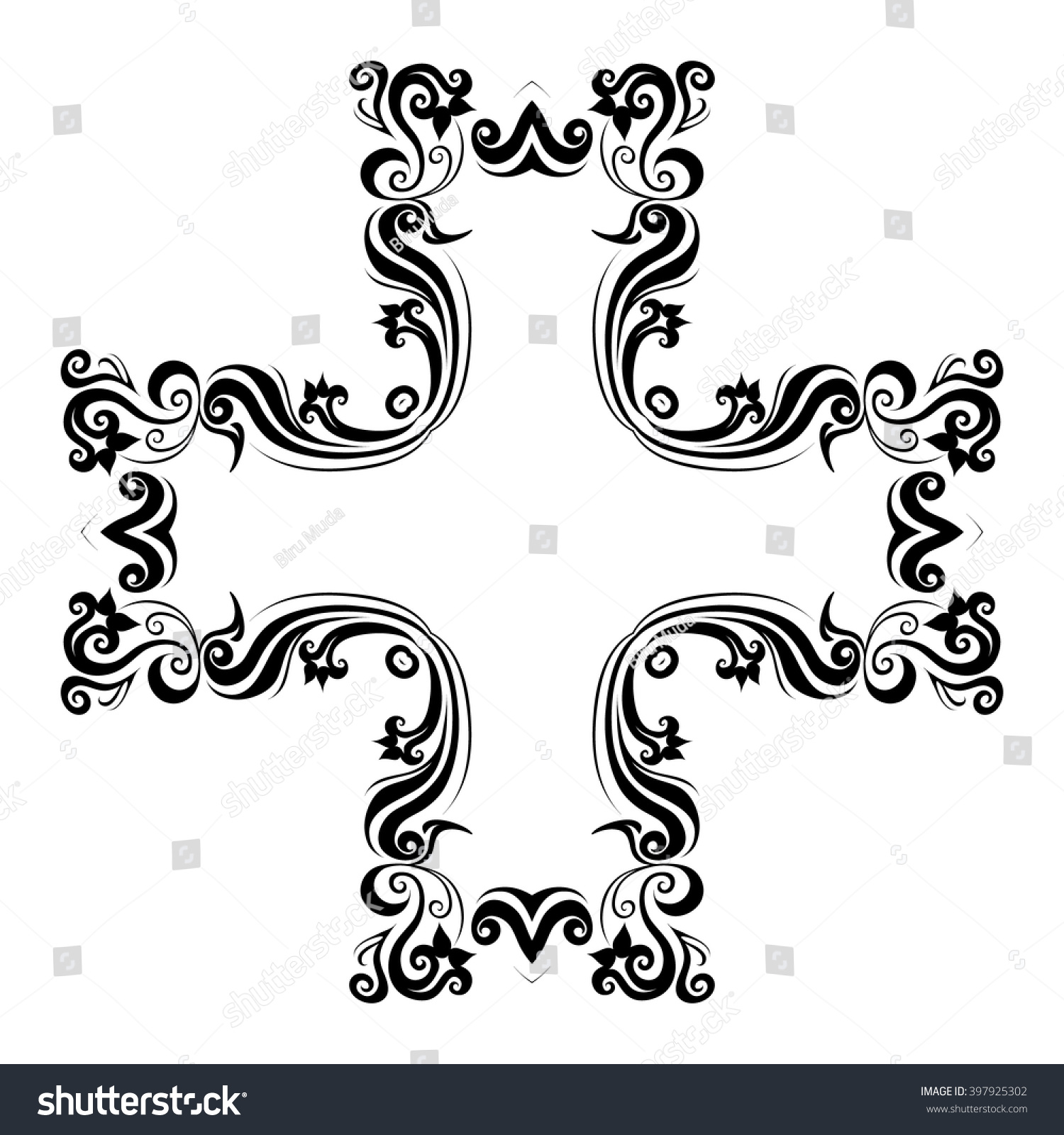 abstract cross symbol ornament geometric cross stock vector abstract cross symbol ornament geometric cross stock vector