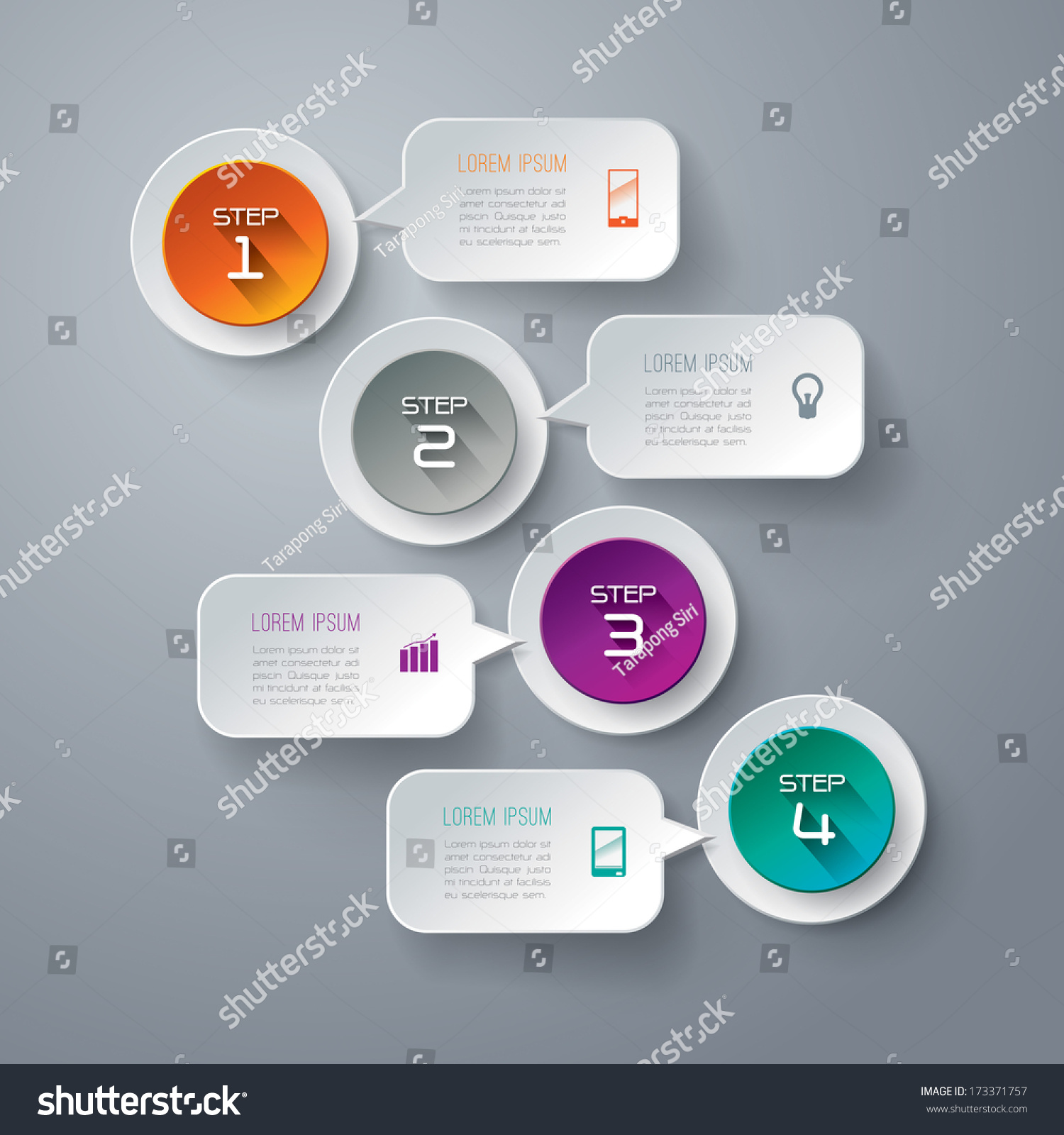 Abstract 3d Digital Illustration Infographic Vector Stock Vector ...