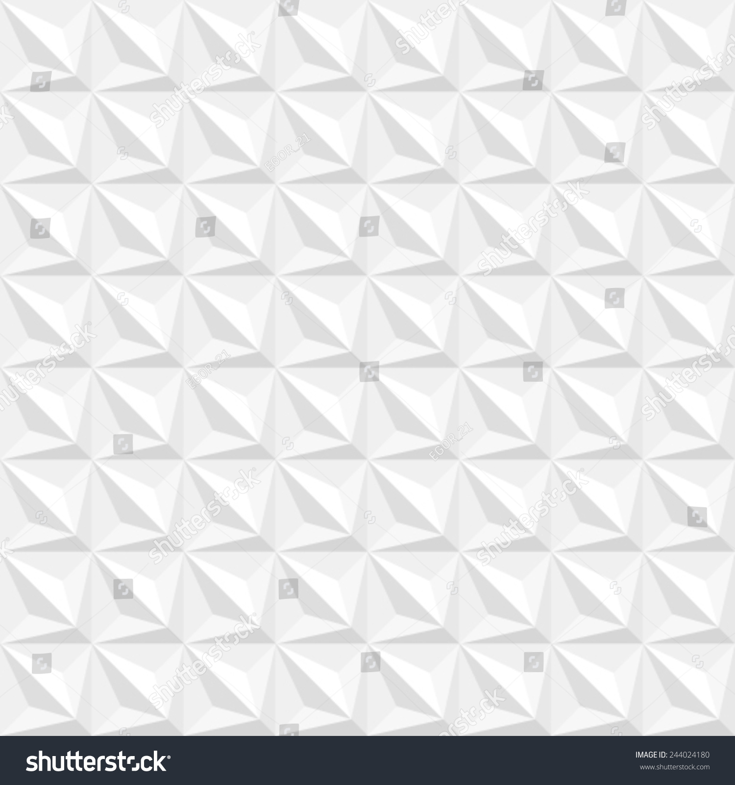 Abstract 3d Geometric Background White Seamless Stock Vector 244024180 ...