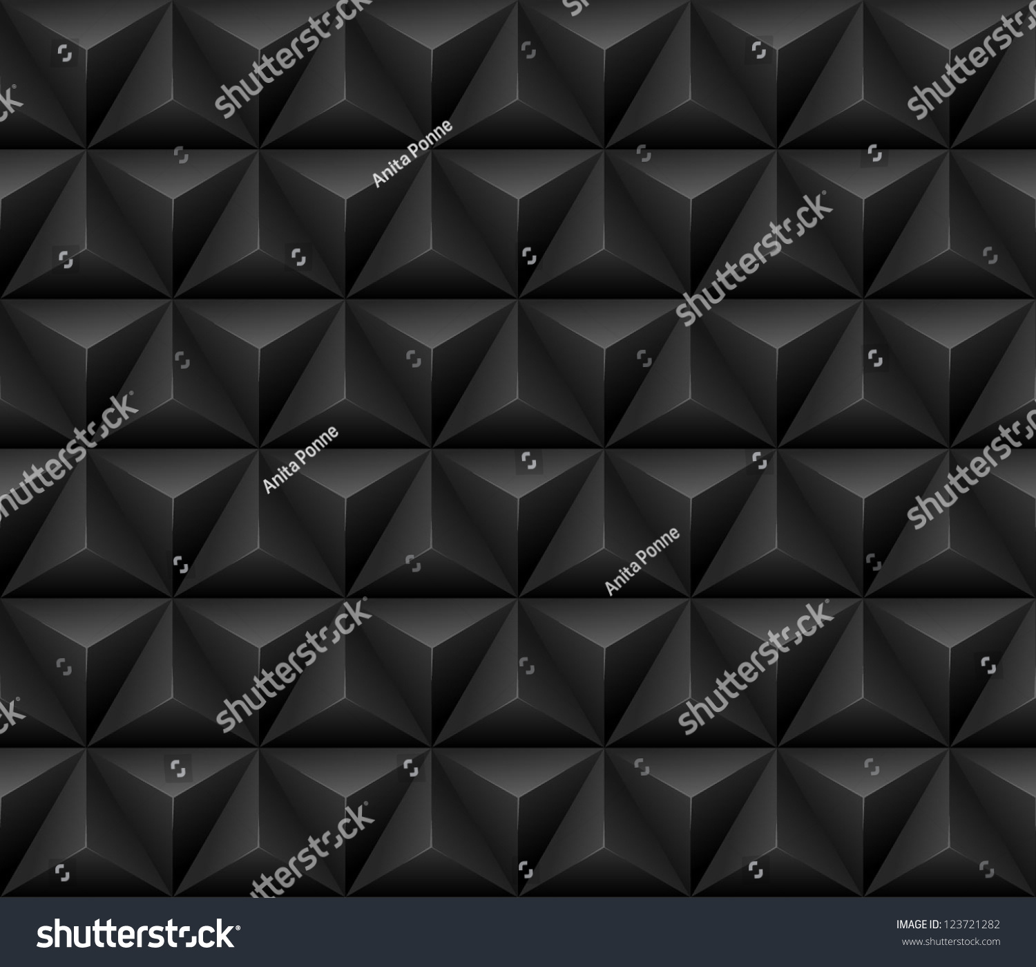 Abstract 3d Geometric Seamless Pattern. Vector Illustration - 123721282 ...