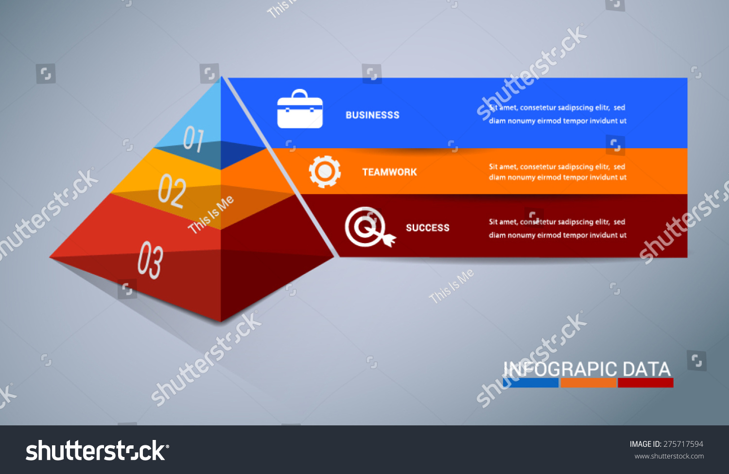 Abstract 3d Modern Digital Template Vector: Vector De Stock (libre De ...