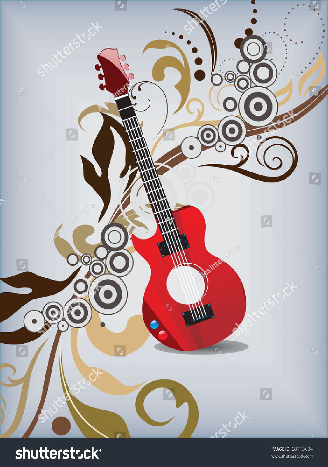 Abstract Design Musical Background Musical Instrument 