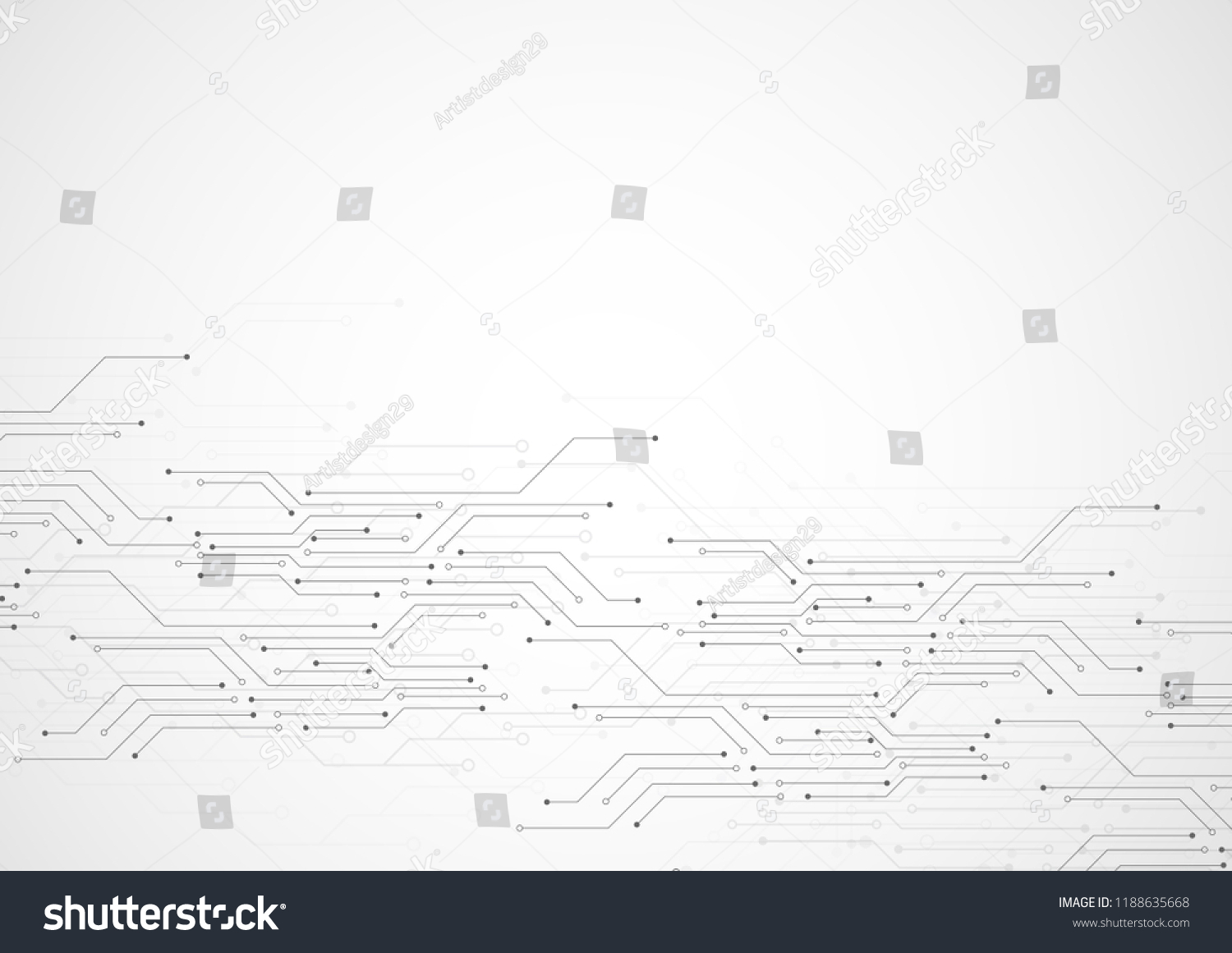 Abstract Digital Background Technology Circuit Board Stock Vector ...