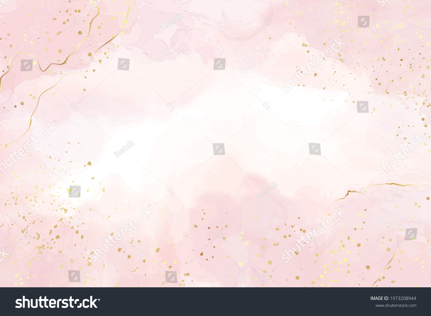 Abstract Dusty Blush Liquid Watercolor Background Stock Vector (Royalty ...