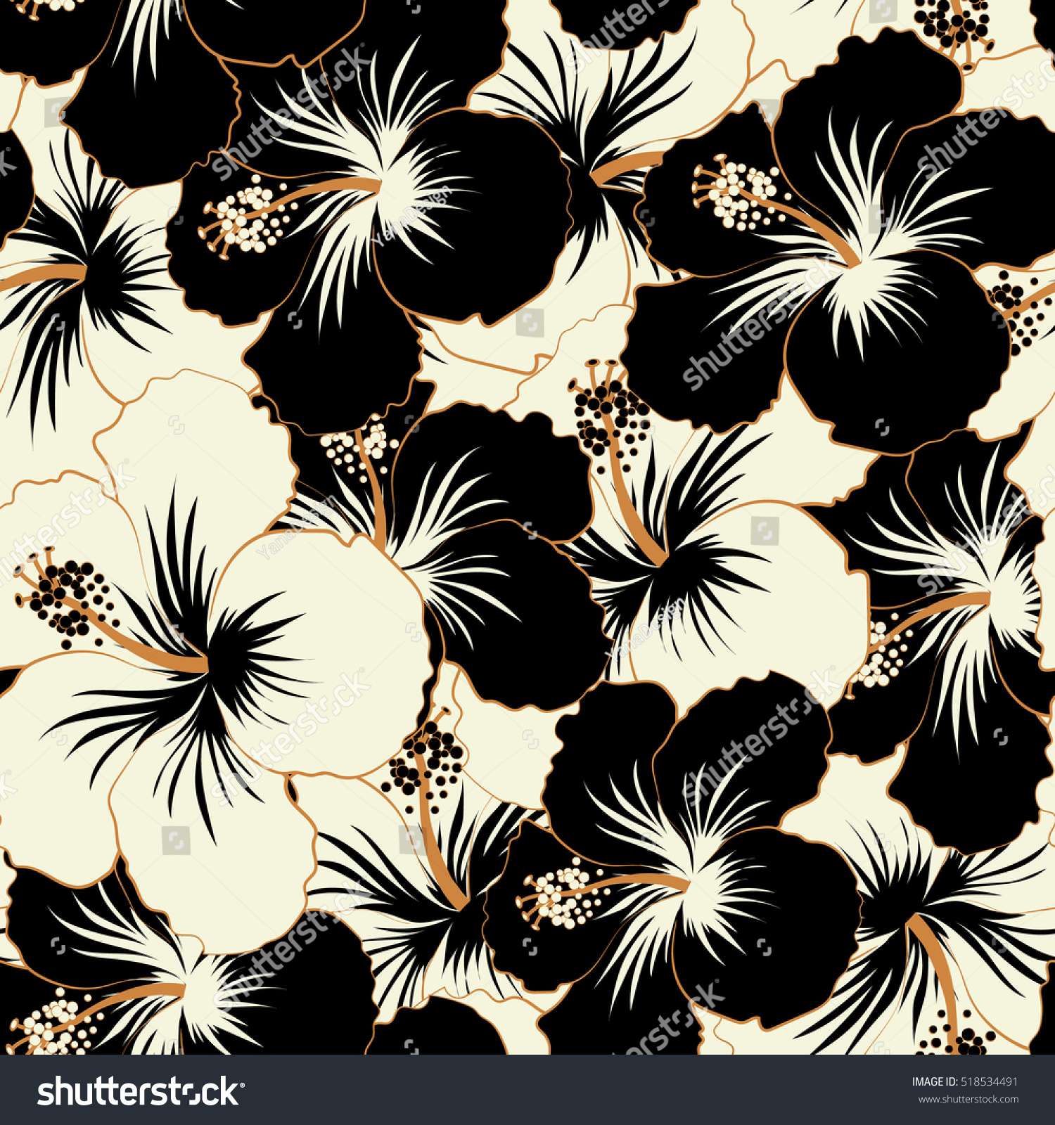 抽象的なエスニックベクター画像のシームレスなパターン ビンテージ白黒の花の背景にトライバルのアートボホのプリント 背景テクスチャー 壁紙 花柄のテーマ のベクター画像素材 ロイヤリティフリー