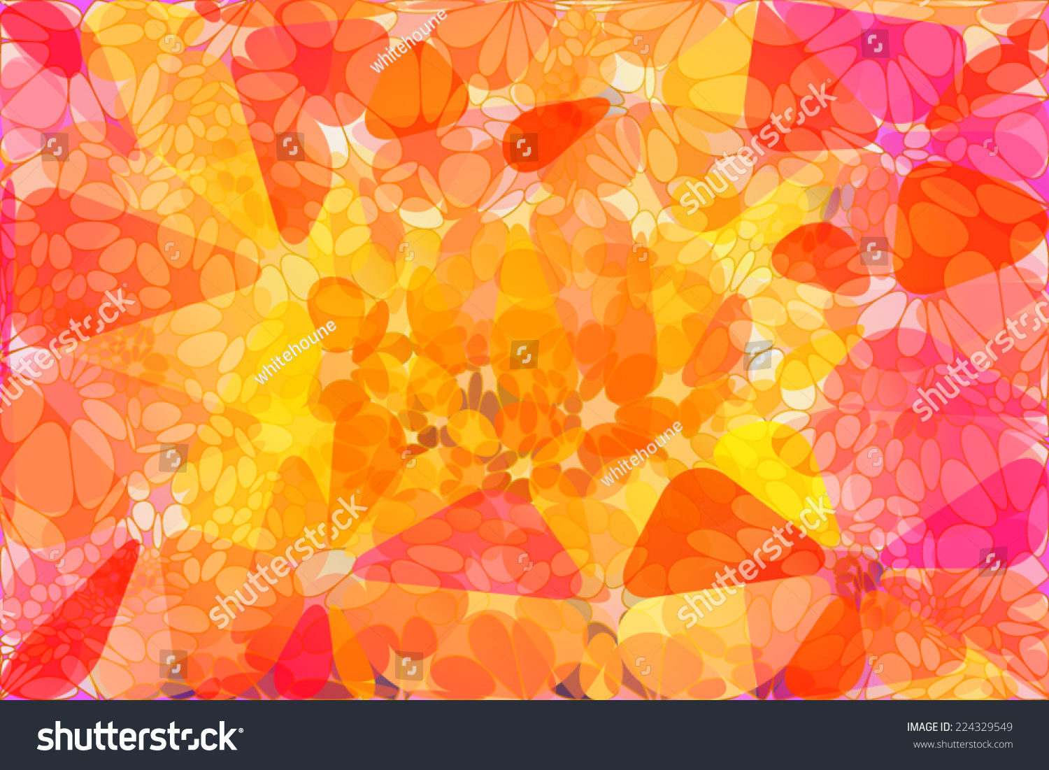 Abstract Flower Background Stock Vector Royalty Free 224329549 Shutterstock 3124