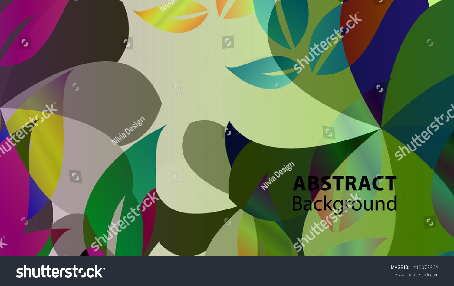 Abstract Flower Background Leaf Vector Vector Stock Vector (Royalty ...