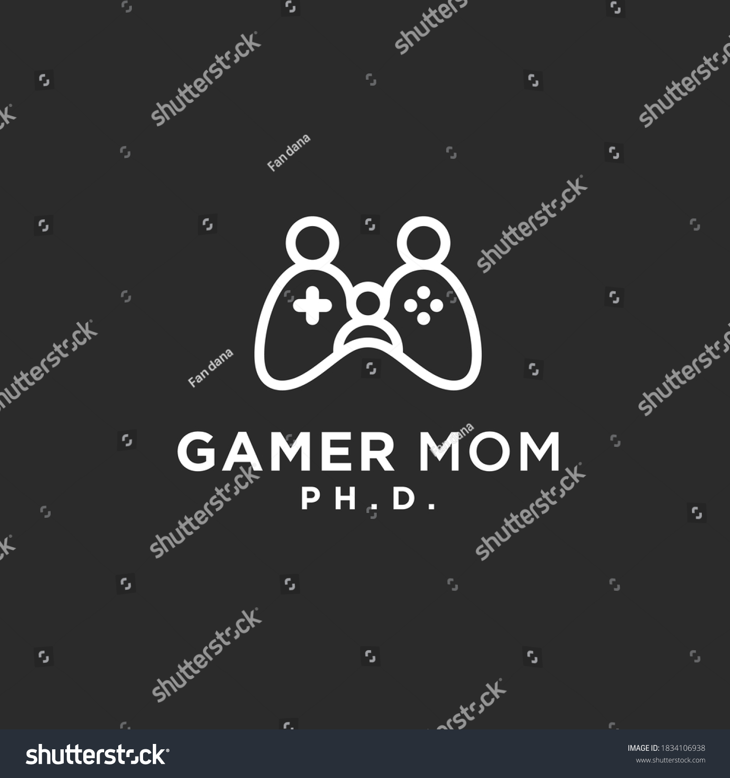 Abstract Gaming Logo Game Icon เวกเตอร์สต็อก (ปลอดค่าลิขสิทธิ์