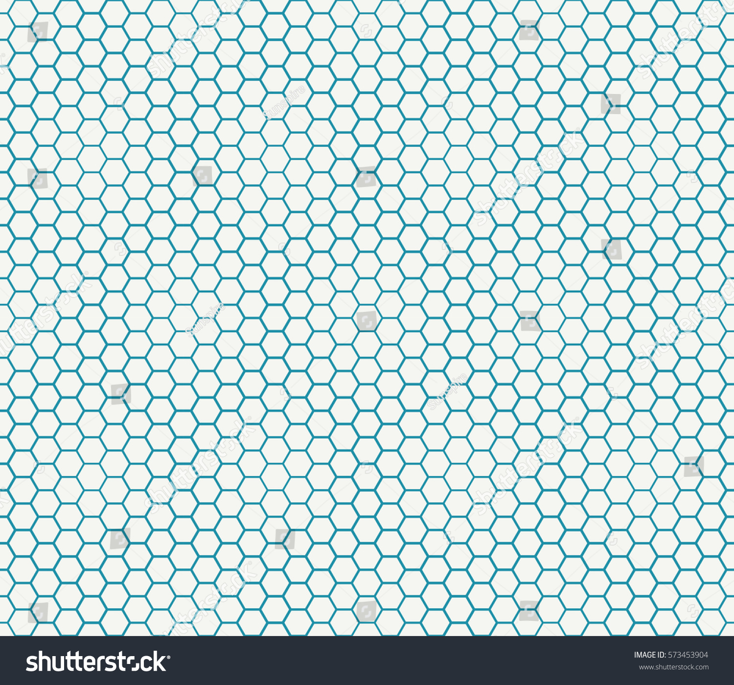 background vintage art 70s vector Seamless Stock Blue Abstract Geometric Graphic Hexagon