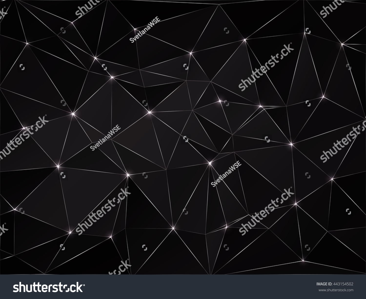 Abstract Geometric Pattern Composed Triangular Polygons Stock Vector ...