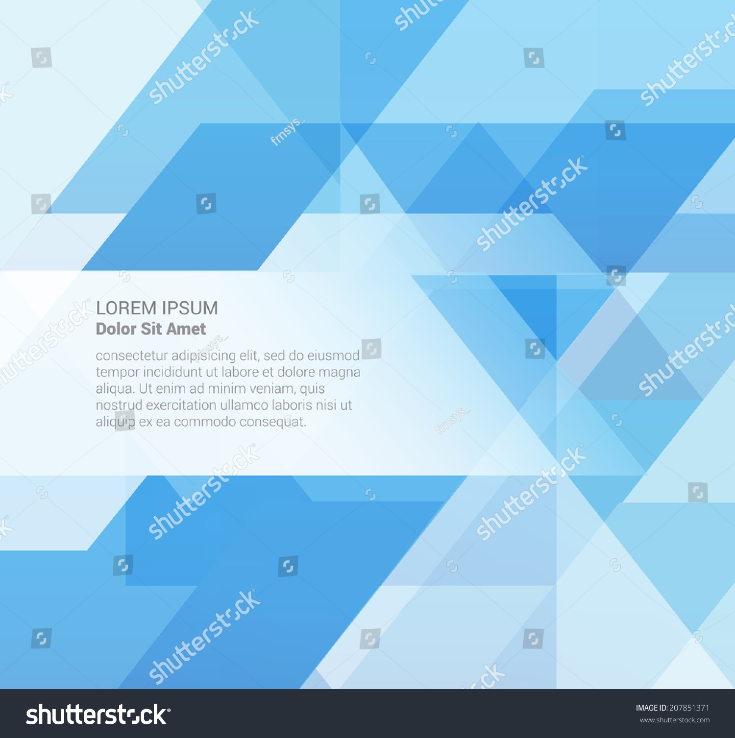 Abstract Geometric Vector Background Text Box Stock Vector (Royalty ...