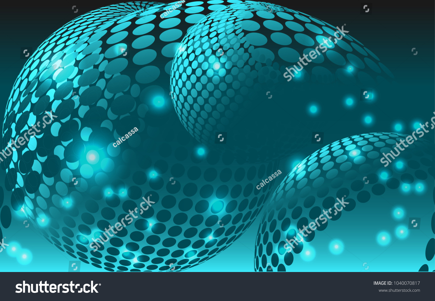 Abstract Glitter Disco Background Vector Illustration Stock Vector