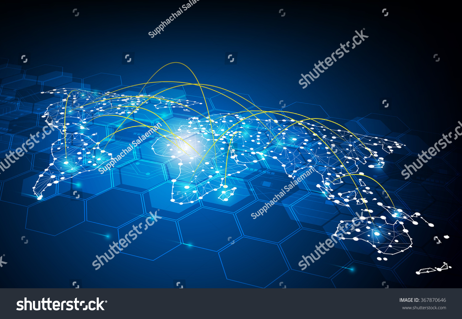 Abstract Global Traffic Design Communication Transport Stock Vector