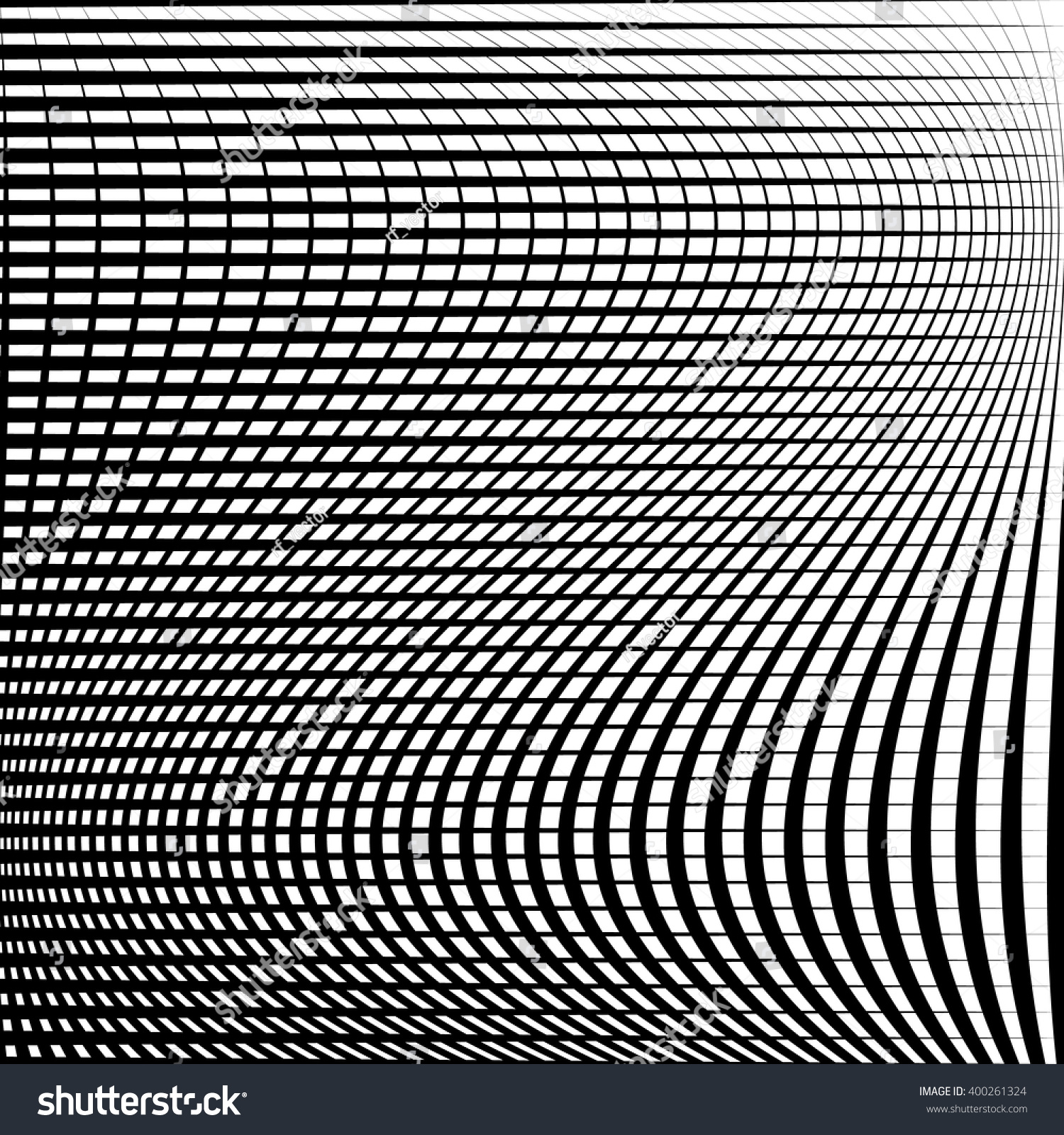 Abstract Grid Mesh Pattern Distortion Effect Stock Vector (Royalty Free ...