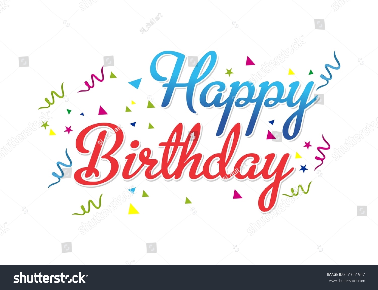 Abstract Happy Birthday Background Vector Illustration Stock Vector ...