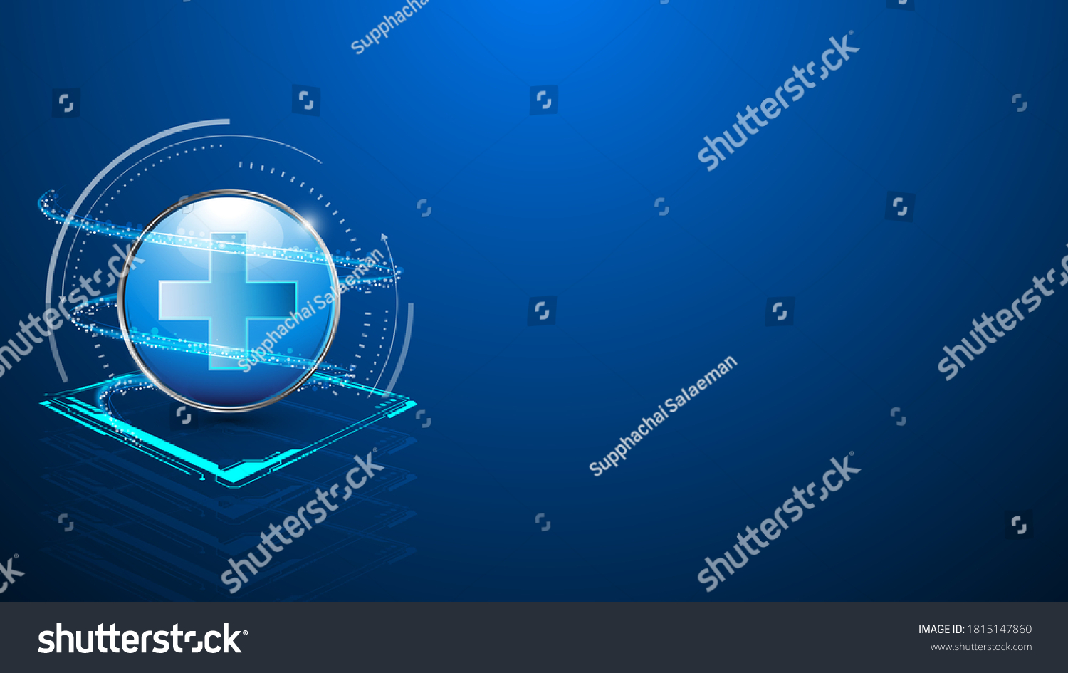 Abstract Hi Tech Medical Health Care Stock Vector (Royalty Free ...