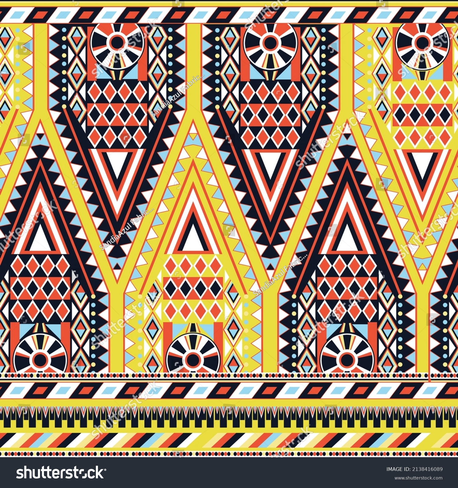 Abstract Inca Pattern Vector Illustration Stock Vector (Royalty Free ...