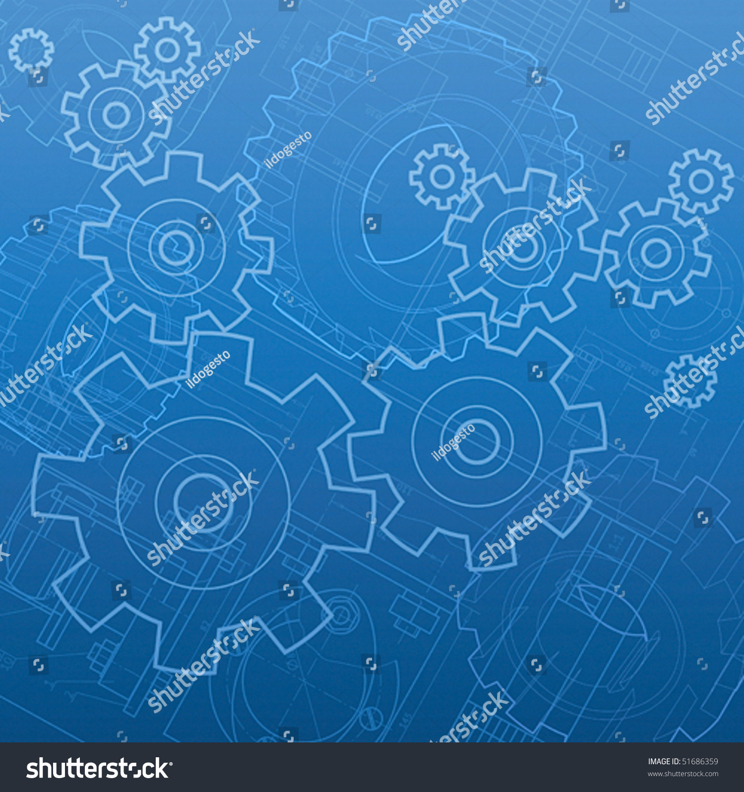 Abstract Industrial Background Vector Illustration Stock Vector